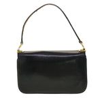 CELINE Horse Carriage Shoulder Bag Leather Black  rd5162
