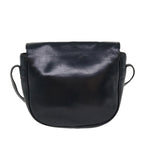 CELINE Shoulder Bag Leather Navy  rd5176