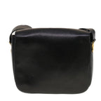 CELINE Horse Carriage Shoulder Bag Leather Black  rd5252
