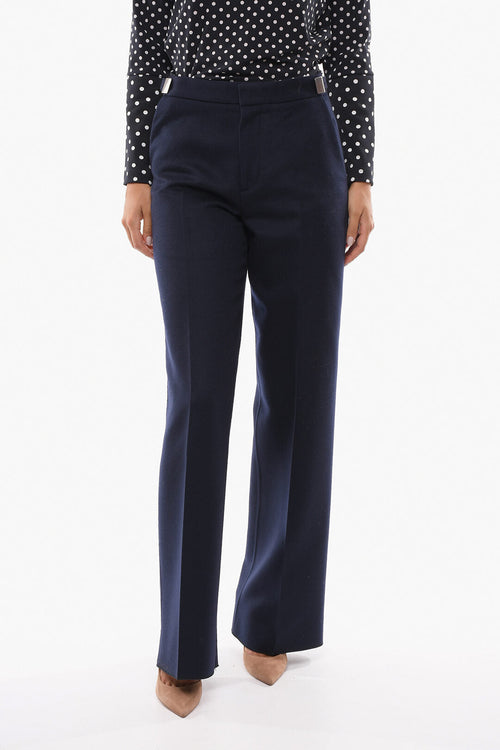 Bottega Veneta Regular Fit Wool Pants