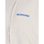 Balenciaga Women Regular Fit Zip Hoodie Balenciaga Back
