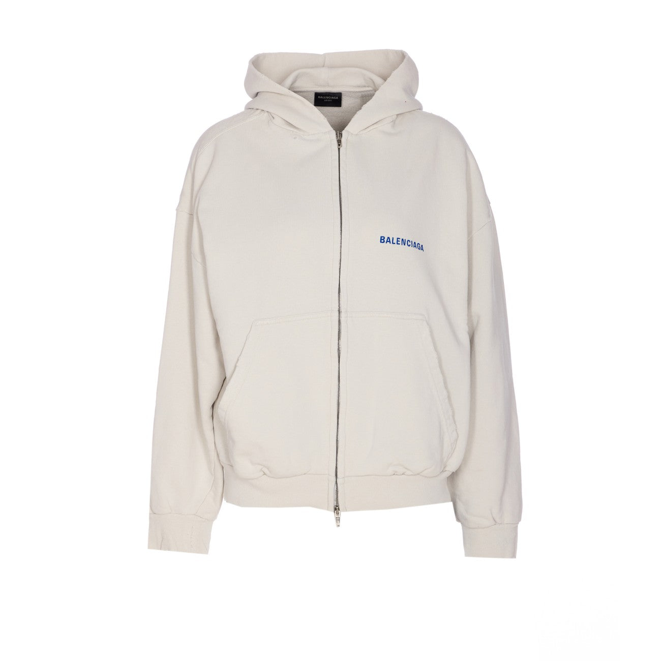 Balenciaga Women Regular Fit Zip Hoodie Balenciaga Back