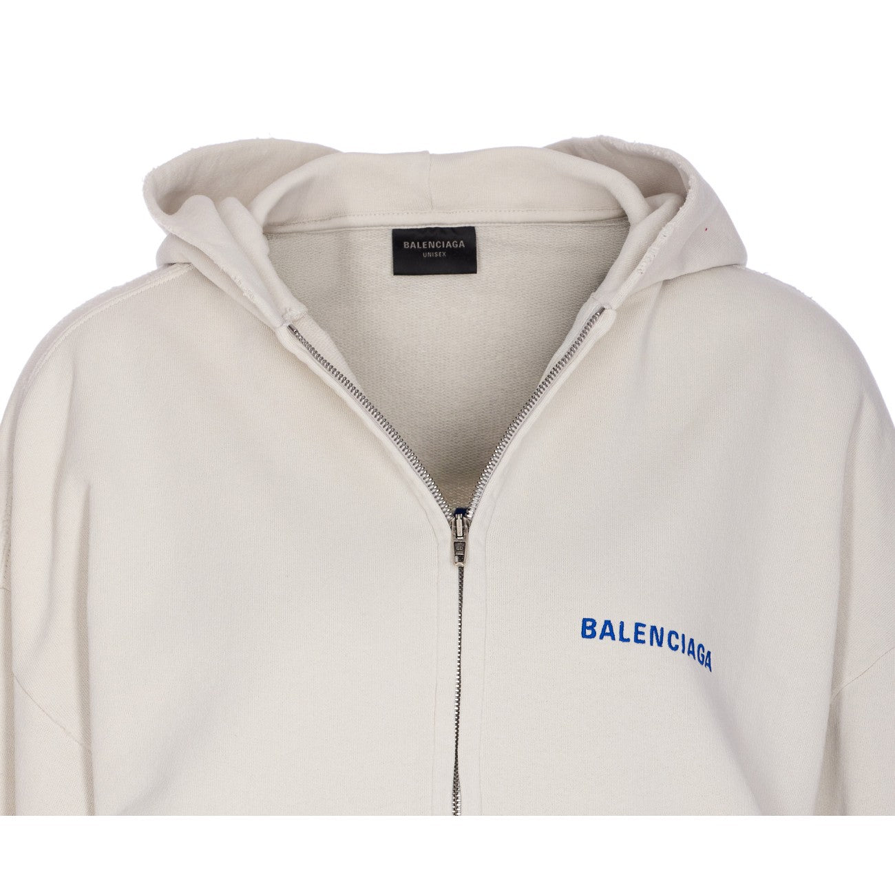 Balenciaga Women Regular Fit Zip Hoodie Balenciaga Back