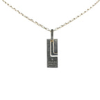 Gucci G Logo Plate SV925 Necklace