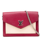 Louis Vuitton Pochette Lockme Leather Shoulder Bag