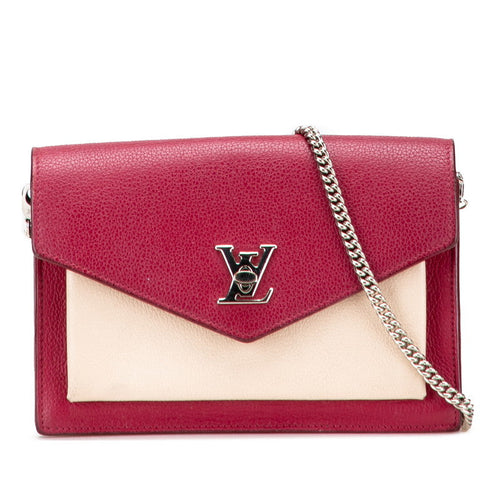 Louis Vuitton Pochette Lockme Leather Shoulder Bag