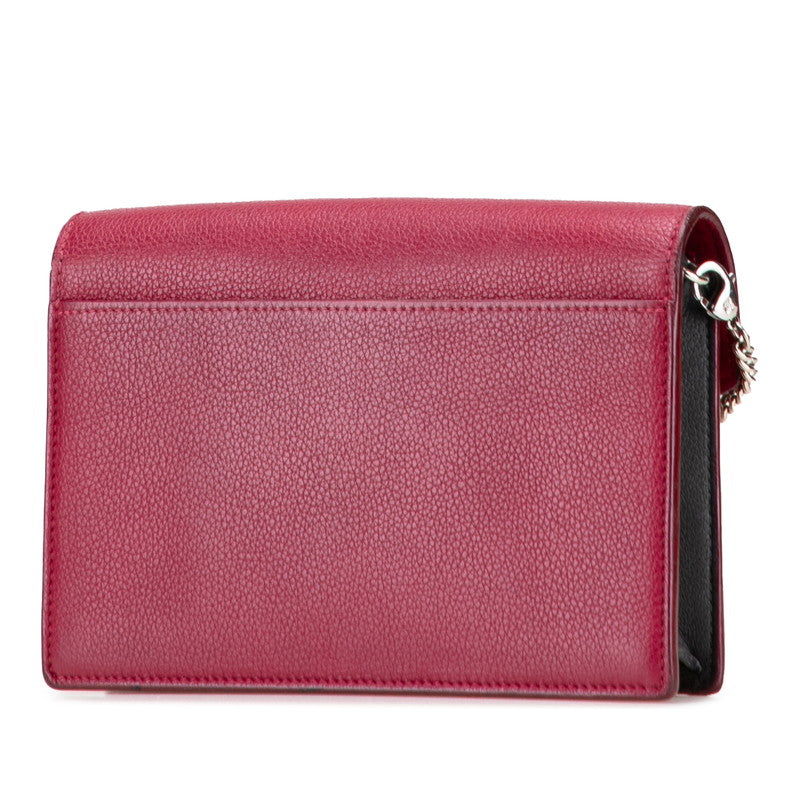 Louis Vuitton Pochette Lockme Leather Shoulder Bag
