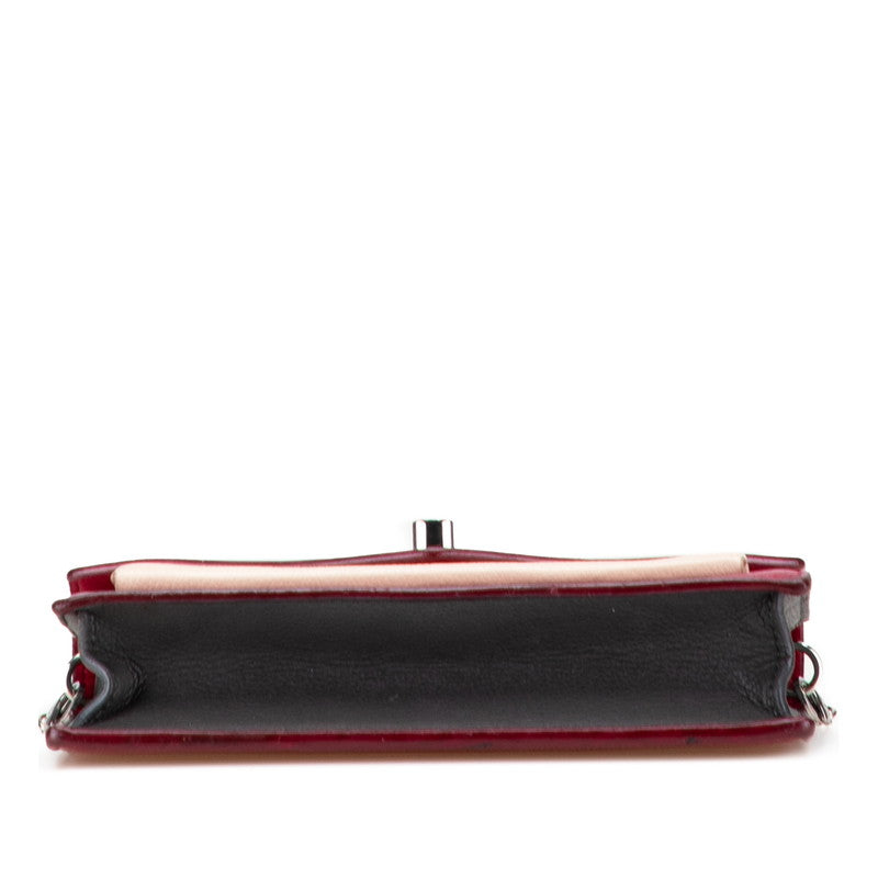 Louis Vuitton Pochette Lockme Leather Shoulder Bag