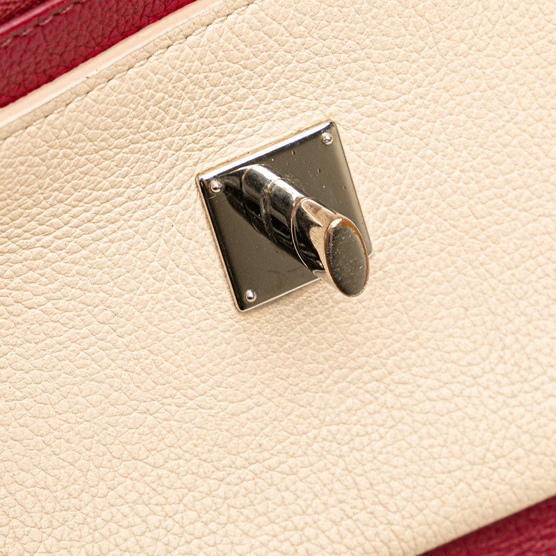 Louis Vuitton Pochette Lockme Leather Shoulder Bag