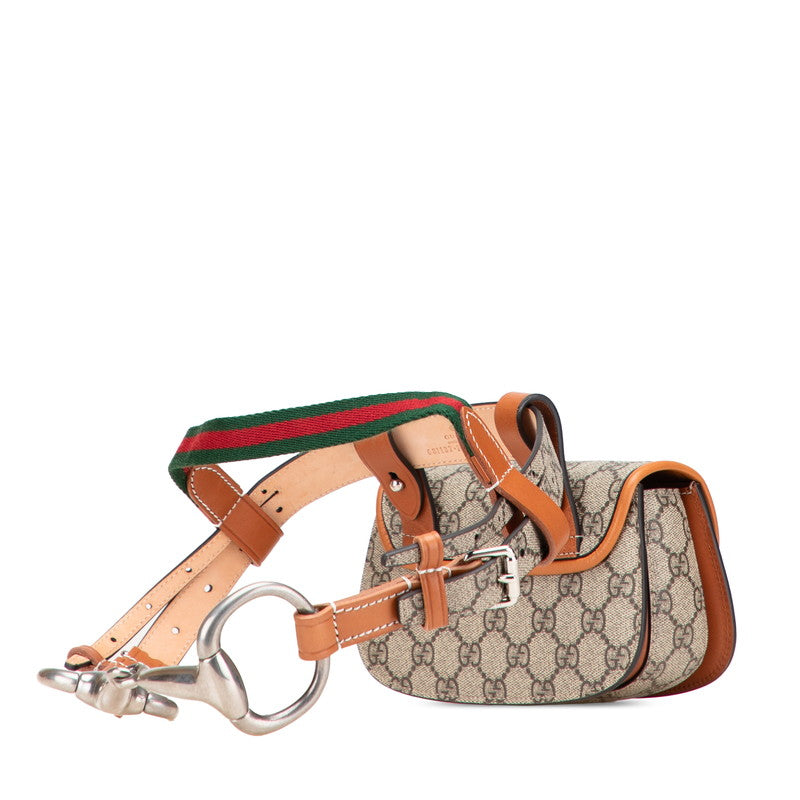 Gucci Bamboo 1947 GG Supreme PVC Leather 2way Belt Bag
