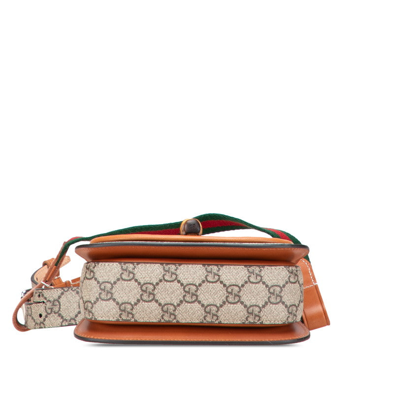Gucci Bamboo 1947 GG Supreme PVC Leather 2way Belt Bag