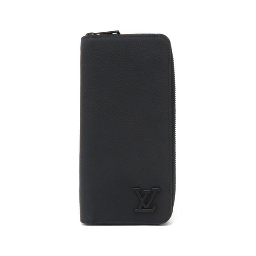 Louis Vuitton ZIPPY WALLET 10 BLACK AEROGRAM CALFSKIN