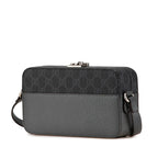 Gucci Cutout Interlocking G PVC Leather Shoulder Bag