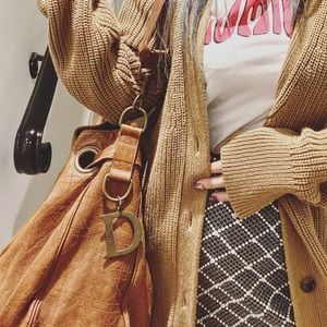 CHRISTAIN DIOR cannage bucket bag