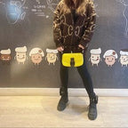 FENDI baguette glitter bag