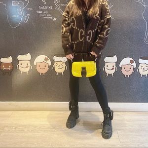 FENDI baguette glitter bag