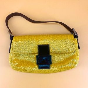 FENDI baguette glitter bag