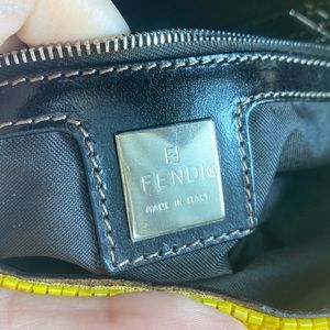 FENDI baguette glitter bag