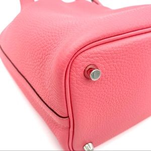 HERMES picotin18 leather bag