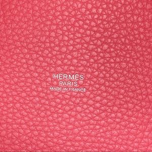 HERMES picotin18 leather bag