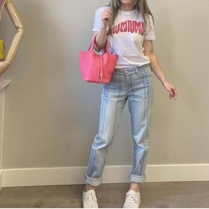 HERMES picotin18 leather bag