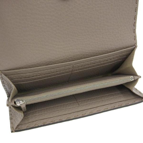 Fendi null Leather Long Wallet 8M0384