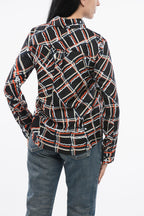 Bottega Veneta Silk Checkered Shirt