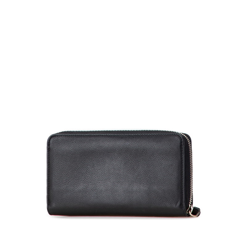 Louis Vuitton Zippy Lockme Leather Long Wallet