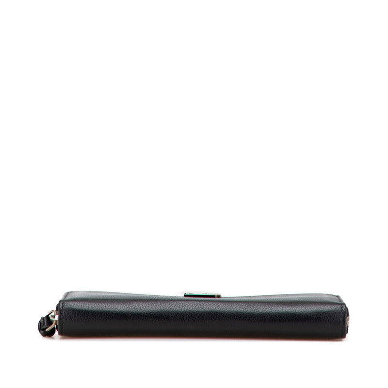 Louis Vuitton Zippy Lockme Leather Long Wallet