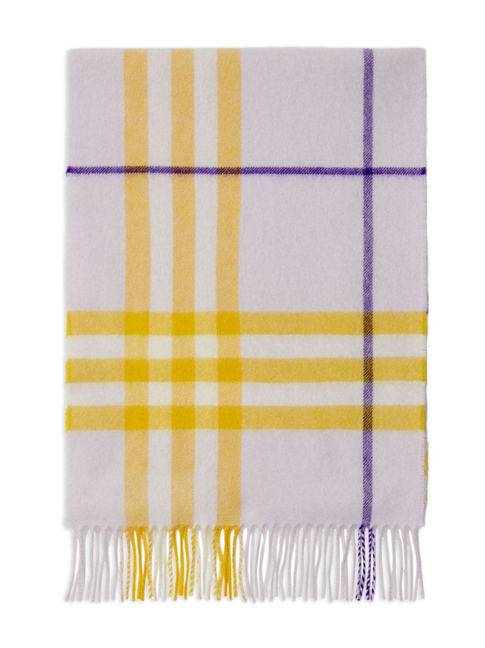 Burberry Women Giant Check Cashmere Scarf