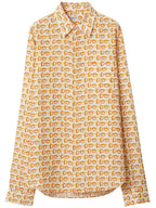 Burberry Women Printed Silk Shirt