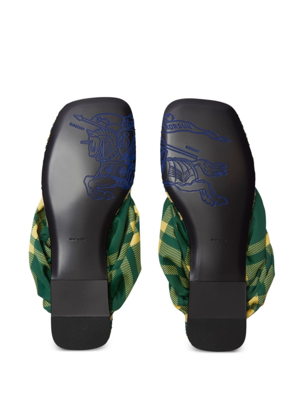 Burberry Women Pool Check Thong Sandals