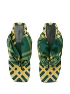 Burberry Women Pool Check Thong Sandals