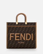 Fendi Women Fendi Sunshine Jacquard Tote Bag