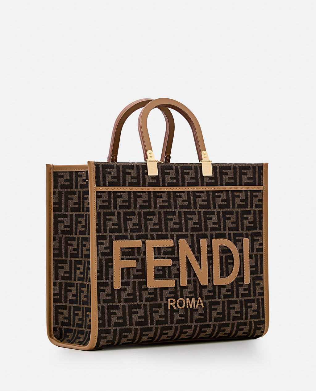 Fendi Women Fendi Sunshine Jacquard Tote Bag
