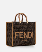 Fendi Women Fendi Sunshine Jacquard Tote Bag