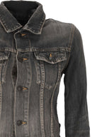 Balenciaga Women Lace-Up Denim Jacket