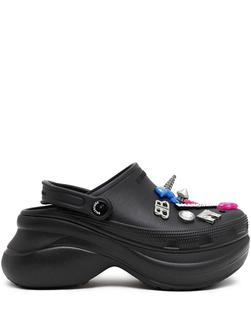 Balenciaga Women Crocs Jibbitz Sandals