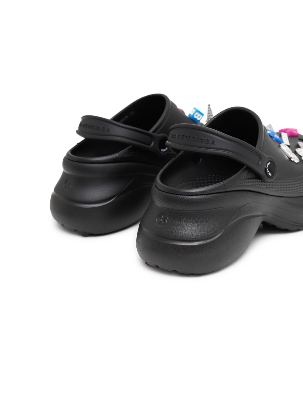 Balenciaga Women Crocs Jibbitz Sandals