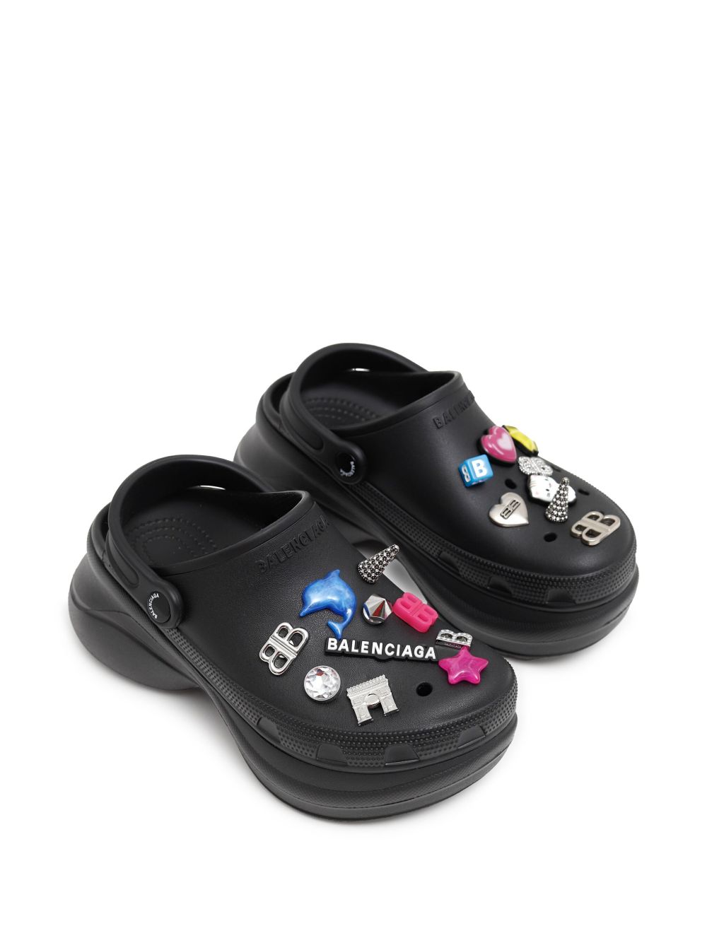 Balenciaga Women Crocs Jibbitz Sandals