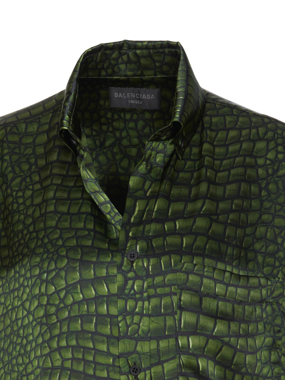 Balenciaga Women Silk Long Shirt