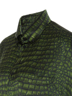 Balenciaga Women Silk Long Shirt