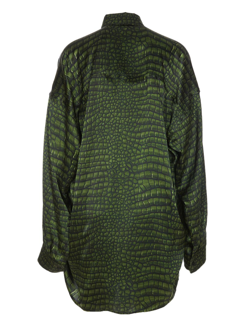 Balenciaga Women Silk Long Shirt