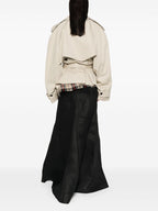 Balenciaga Women Cotton Cropped Trench Coat