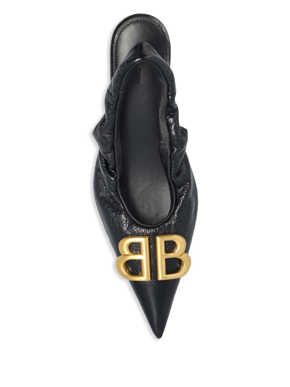 Balenciaga Women Monaco Leather Slingback Pumps