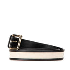 Gucci 141742 Canvas Leather Belt