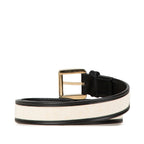 Gucci 141742 Canvas Leather Belt
