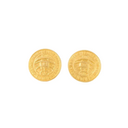 CELINE Vintage Medallion Earrings