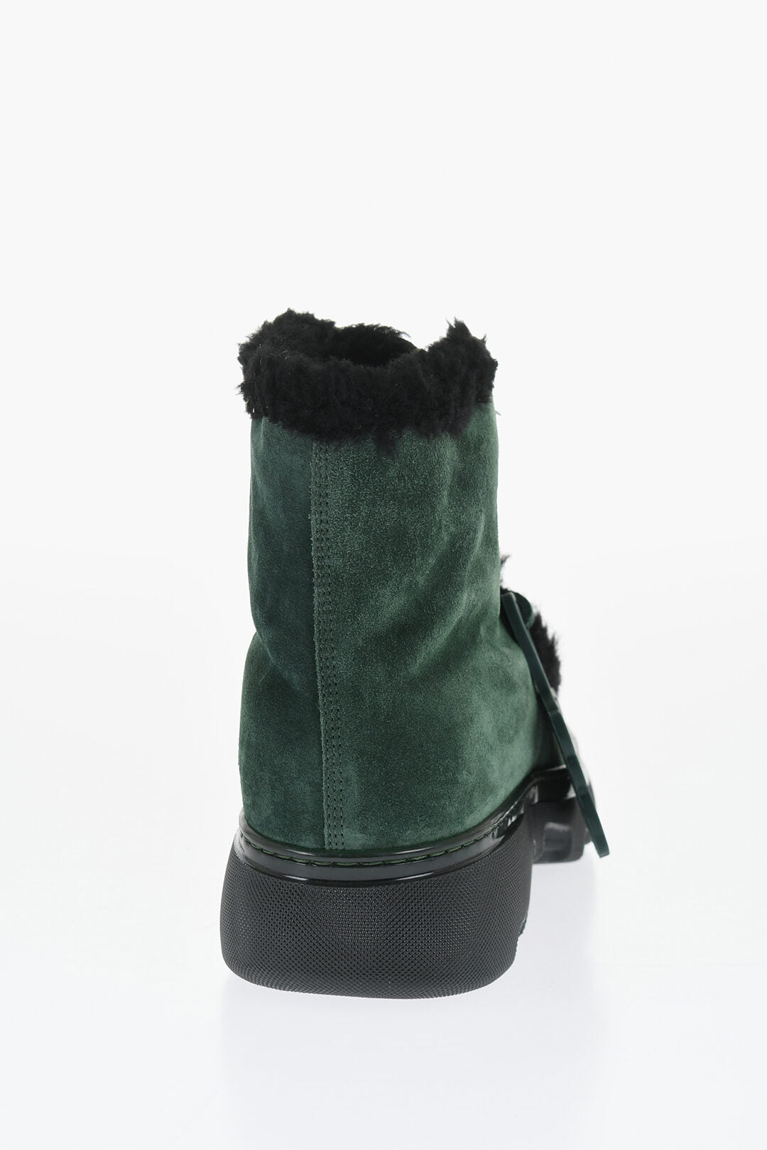Burberry Suede CHUGGA Ankle Boots with Real Fur Inner