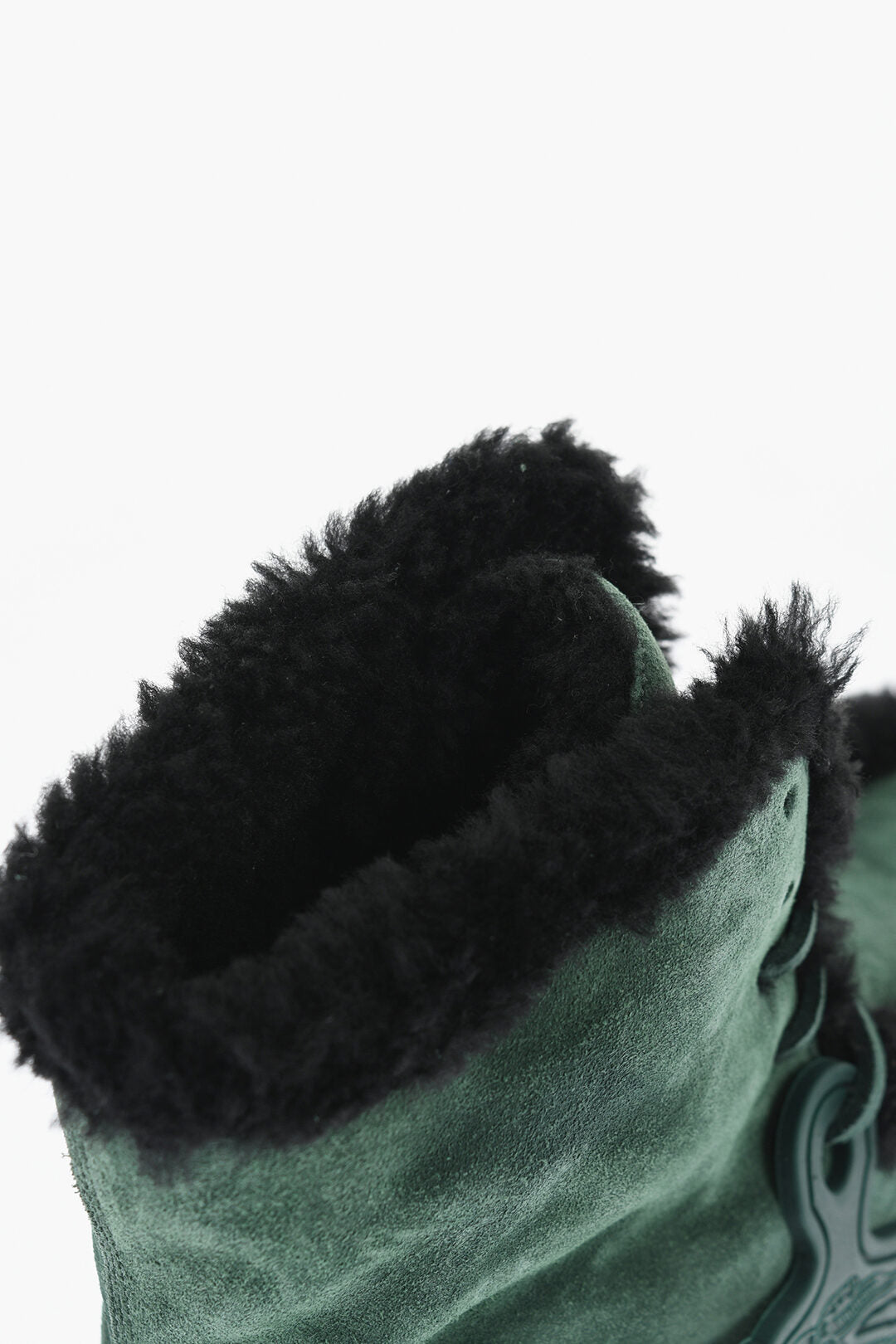 Burberry Suede CHUGGA Ankle Boots with Real Fur Inner